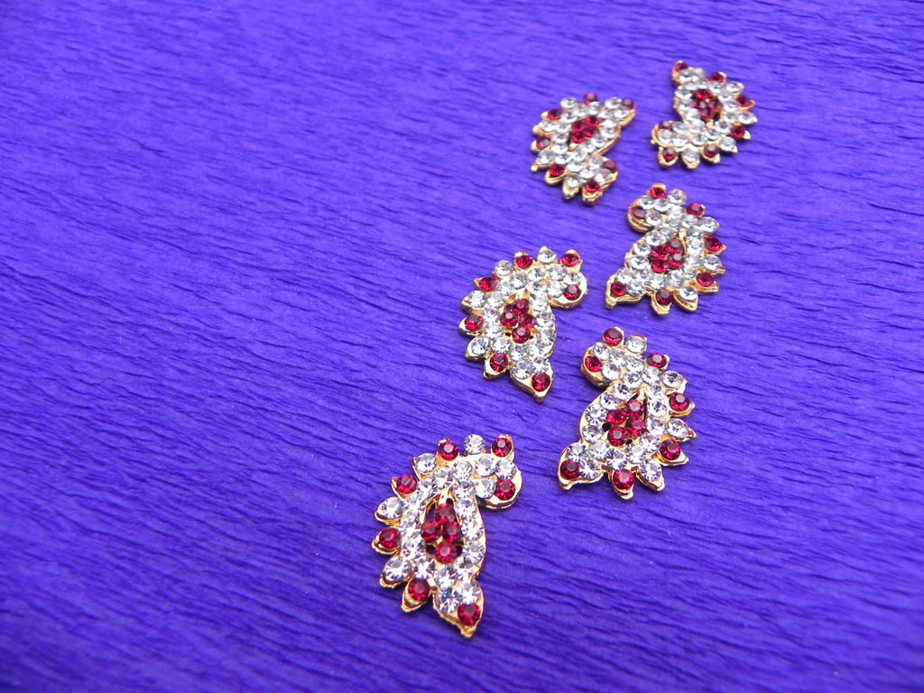 Earrings Set with 888 Stones - 0.5 x 0.5 Inches (1 Pair)