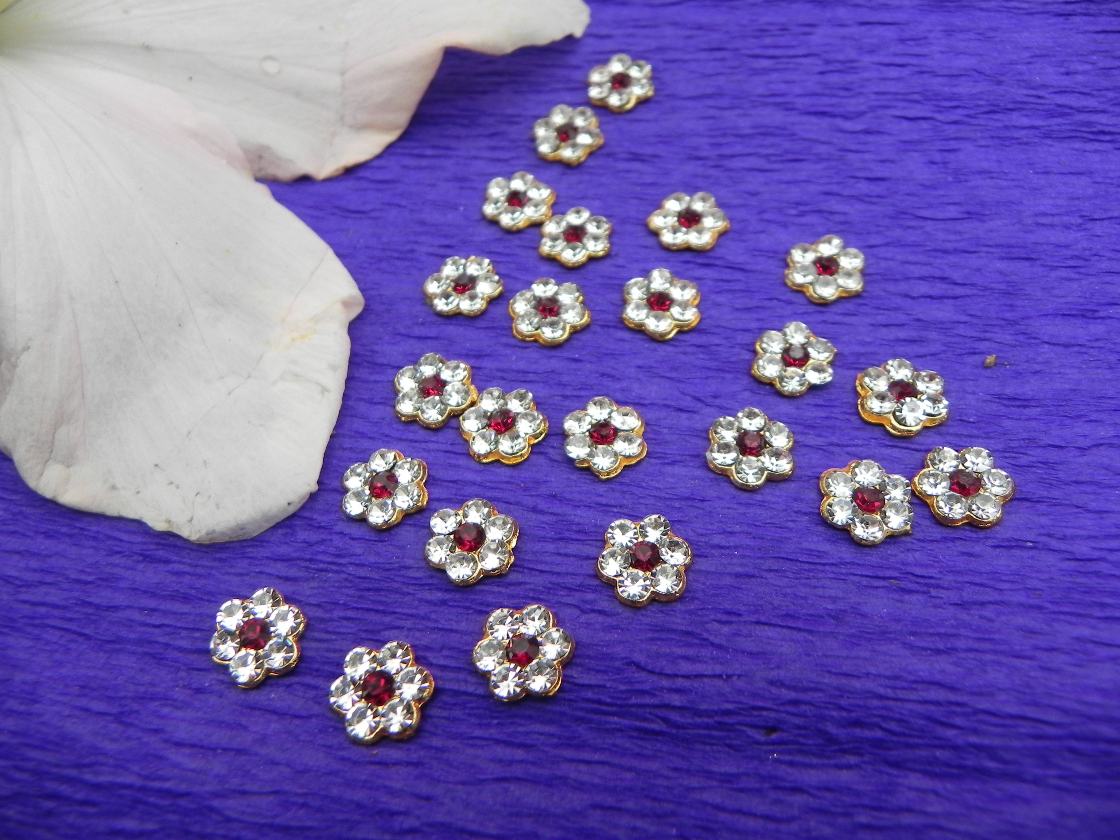 Barma Stones for Mantap, God Idols, and Faces - 24 Pieces Packet