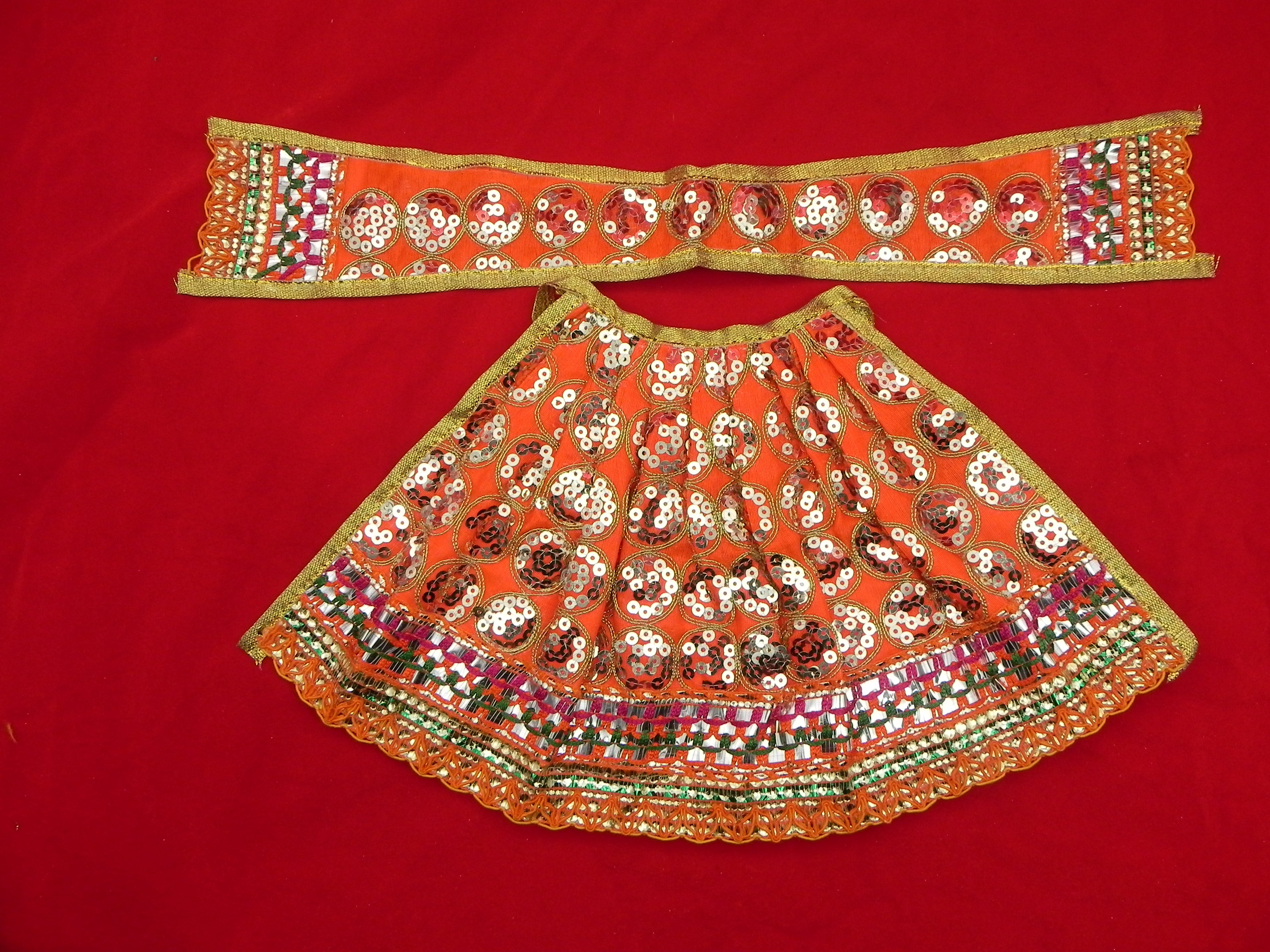 Lehanga and Patka set Height- 7 inch