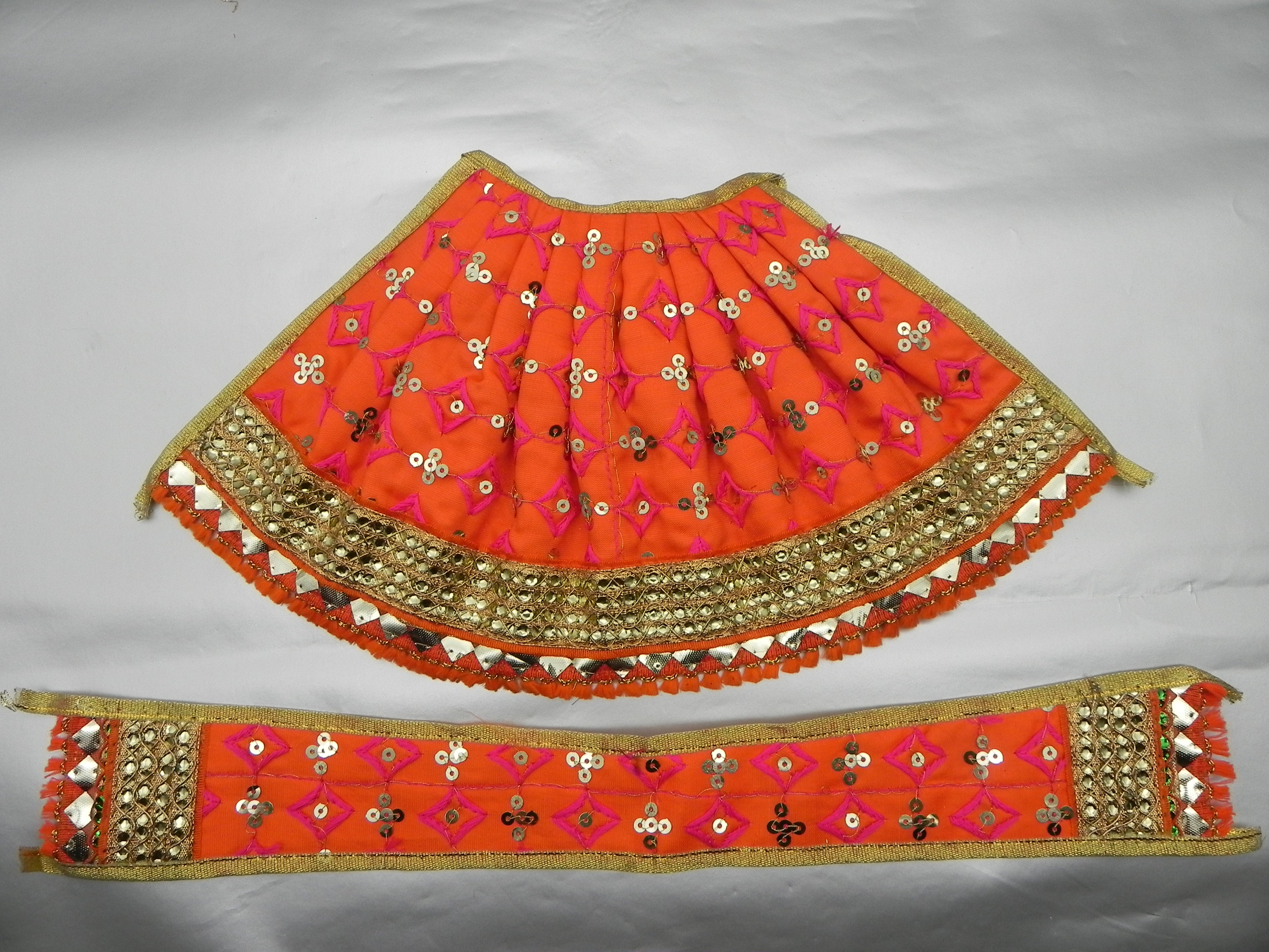 Lehanga and Patka set Height- 7 inch