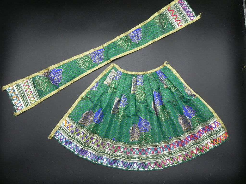 Lehanga and Patka set Height-8 inch{Rose design}