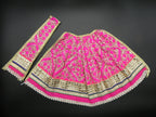 Diamond Fan Design ï»¿Lehenga and Patka Set Height-8 inch