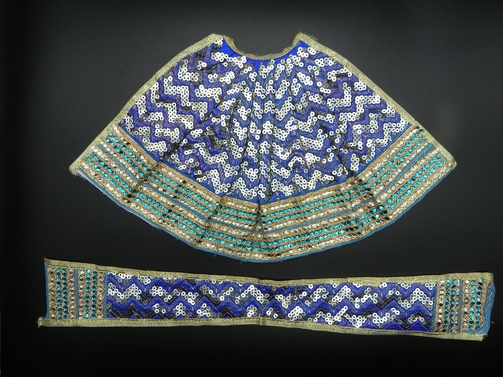 Mirror Design ﻿Lehenga and Patka Set Height-8 inch