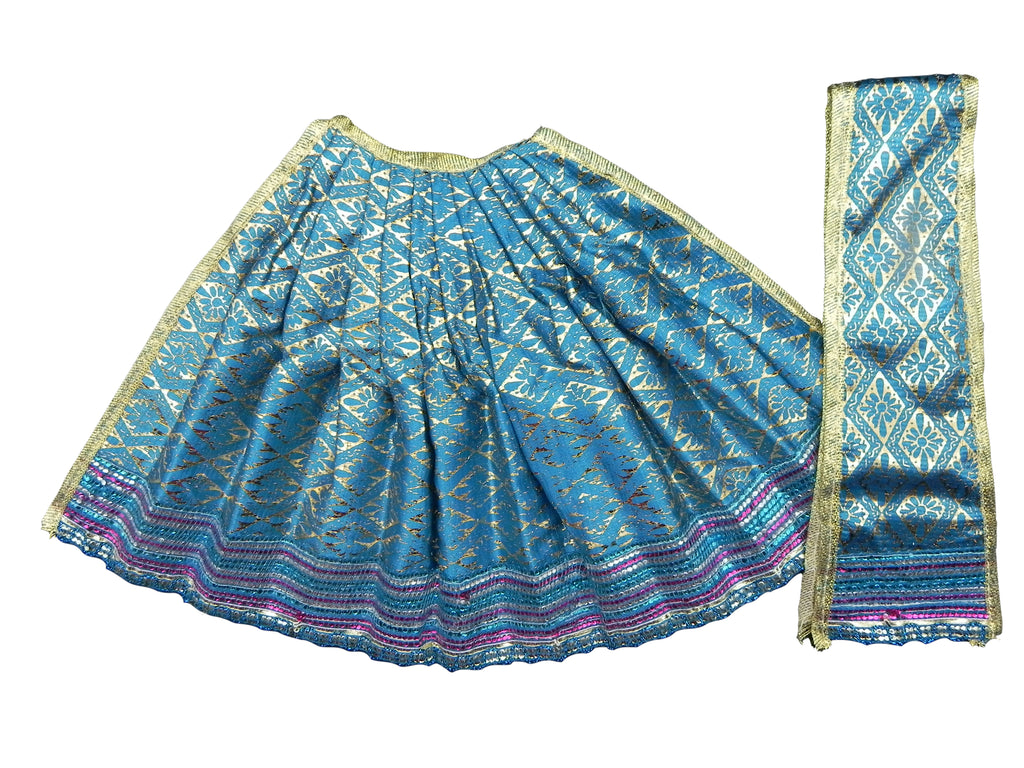 Lehenga and Patka set Height-9 inch