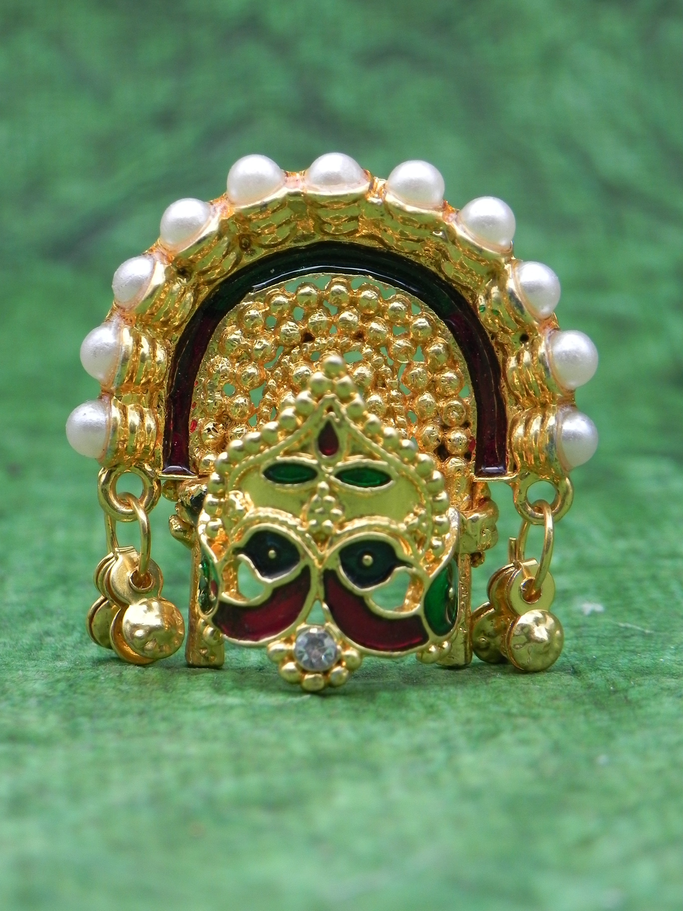 Mukut with Moti [Height - 1.5 inch]