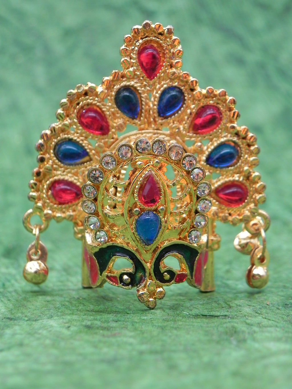 Mukut with stone [Height - 2 inch]