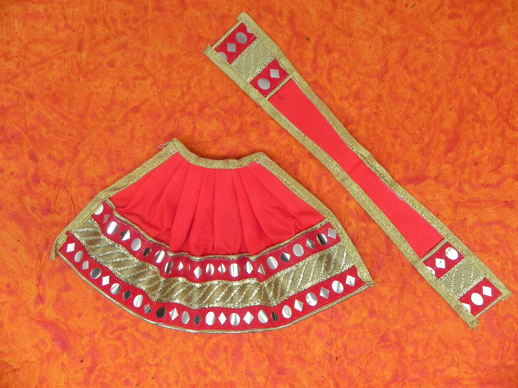 Lehanga and Patka set Height-5 inch { Umbrella Border}