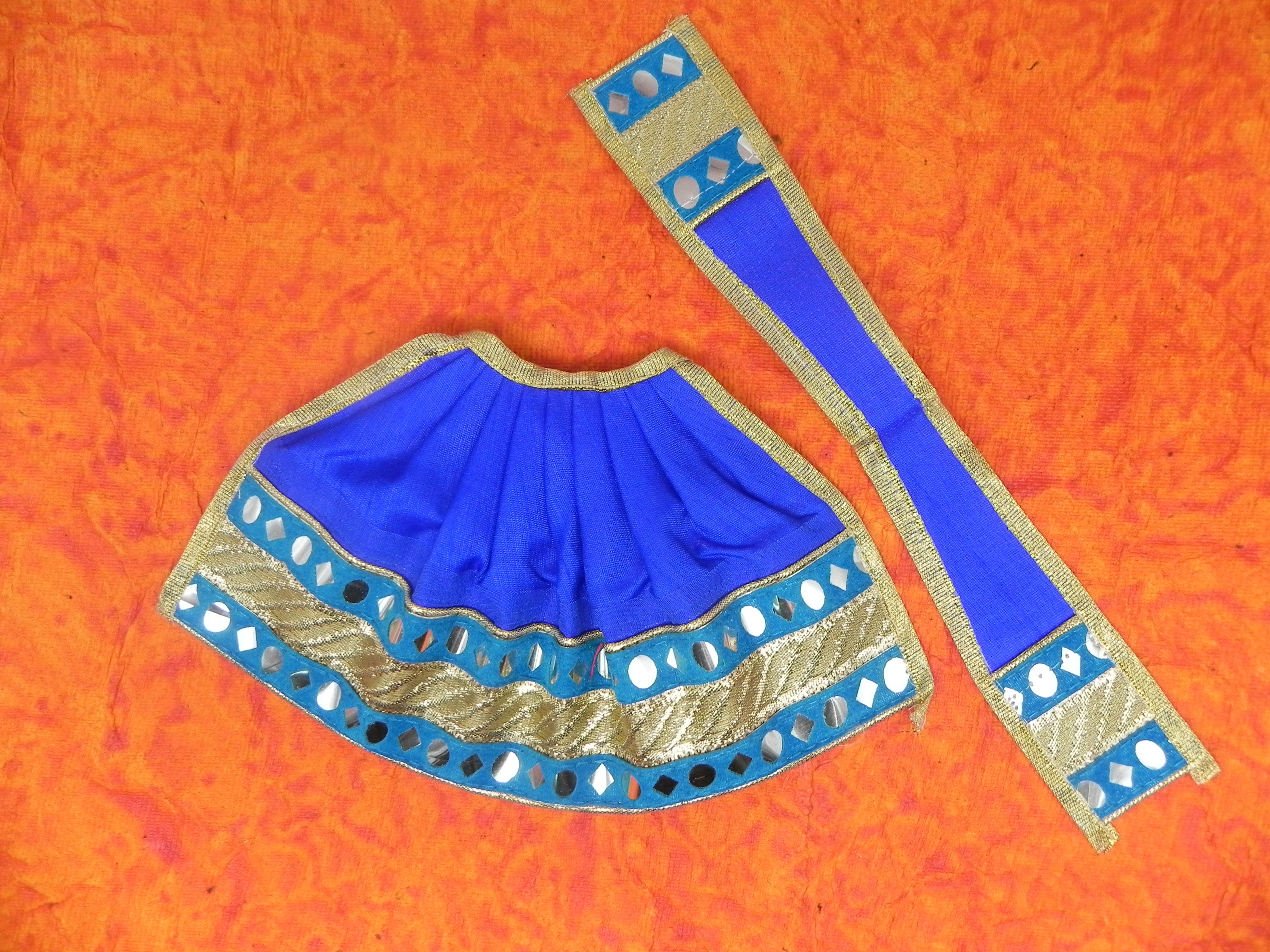 Lehanga and Patka set Height-5 inch { Umbrella Border}