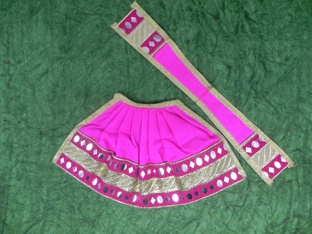 Lehanga and Patka set Height-5 inch { Umbrella Border}