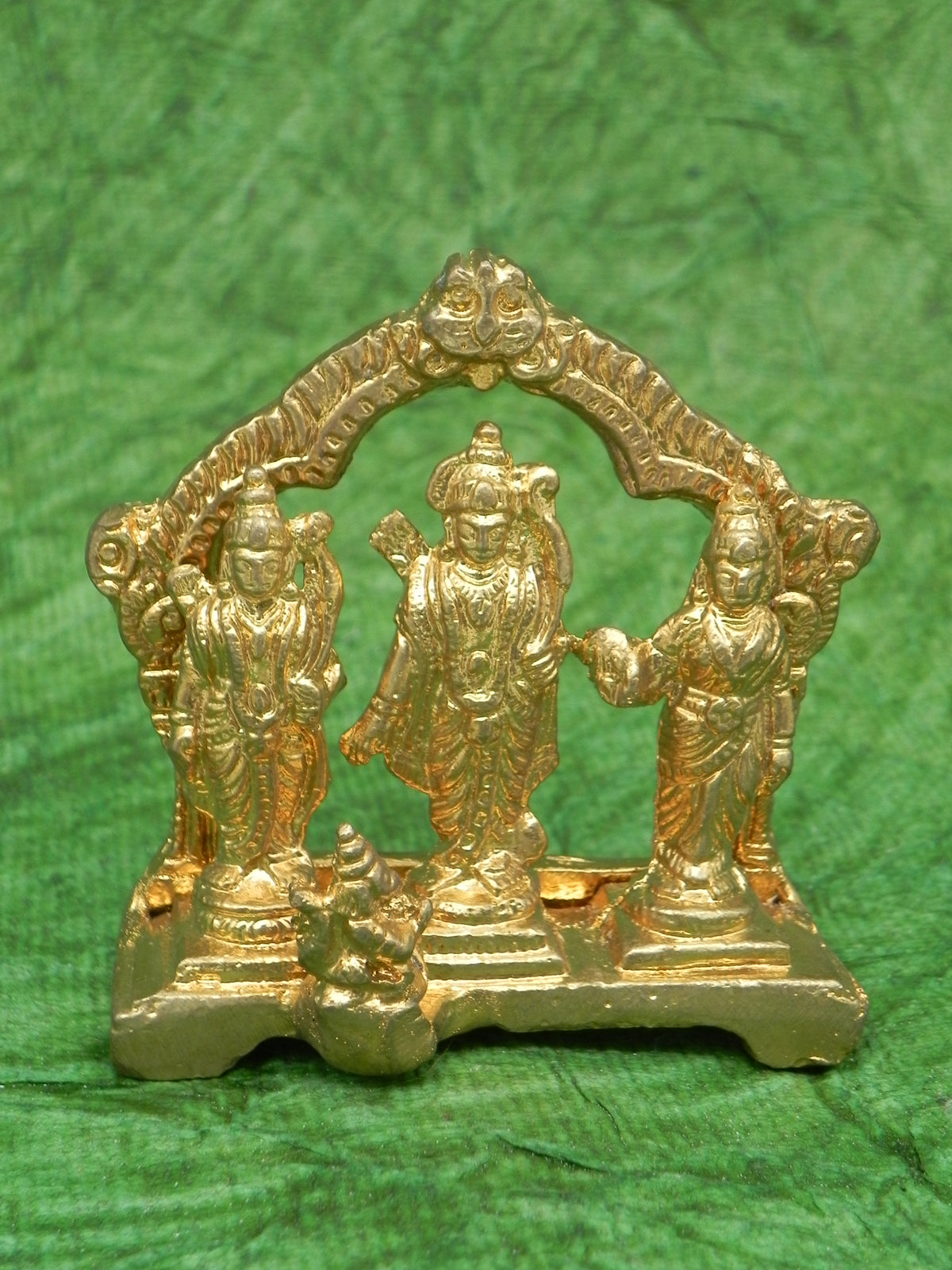 Seeta Rama  Lakshmana and Hanuman Brass Idol