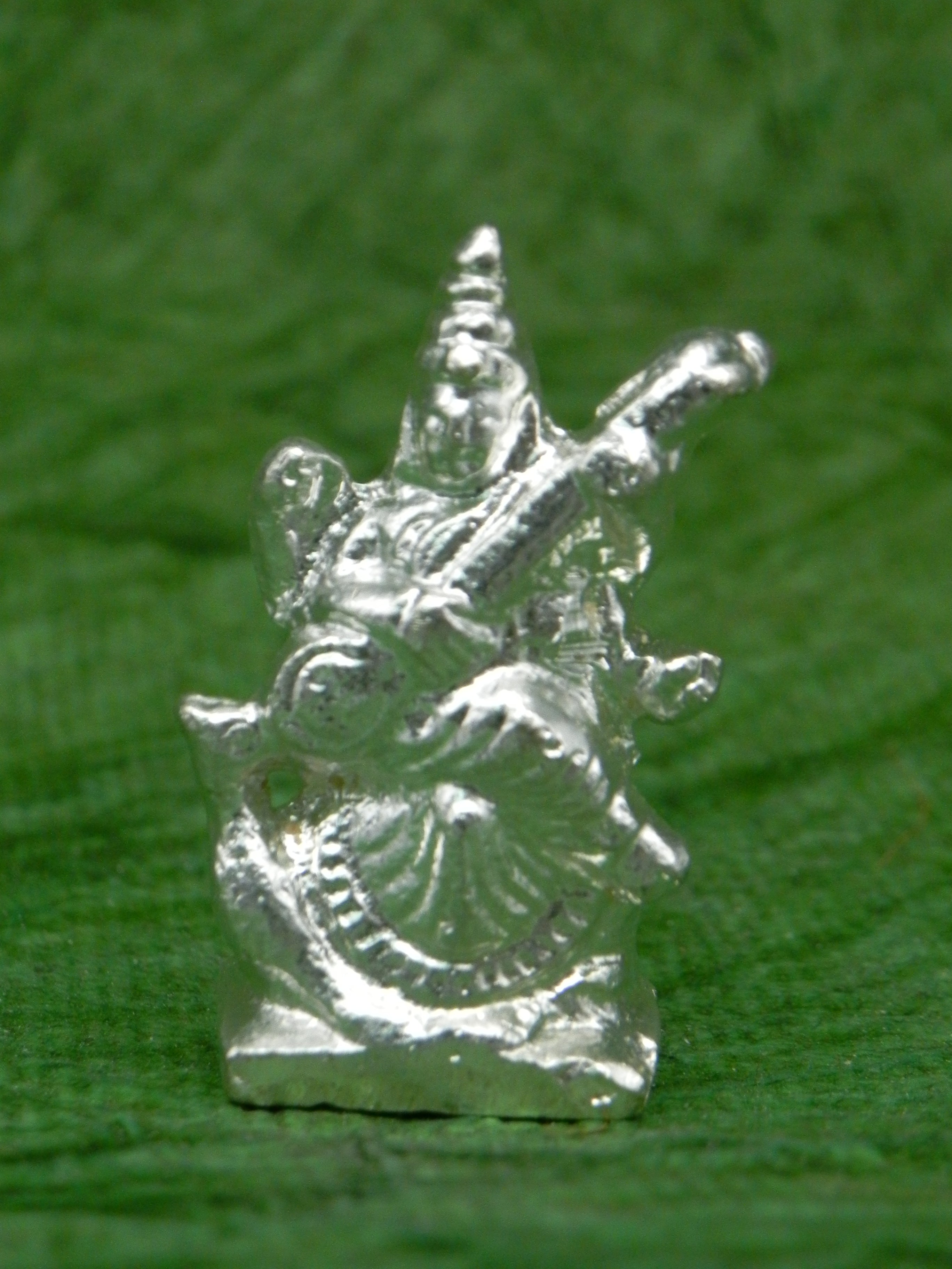 Saraswati Brass / White Metal Idol