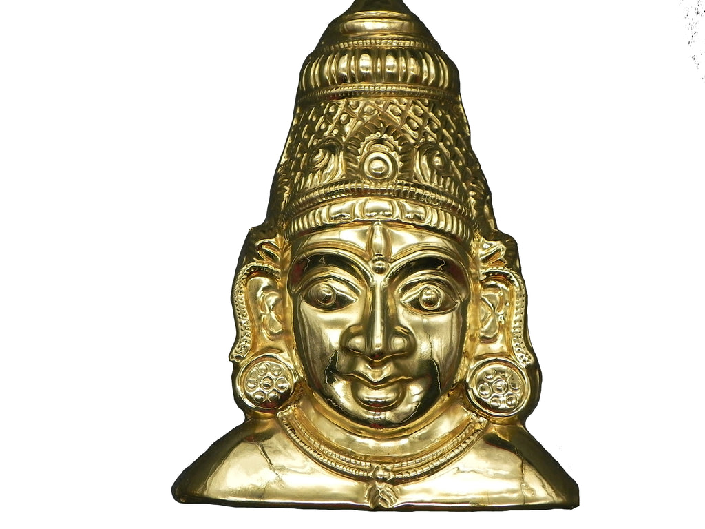 Brass Lakshmi face