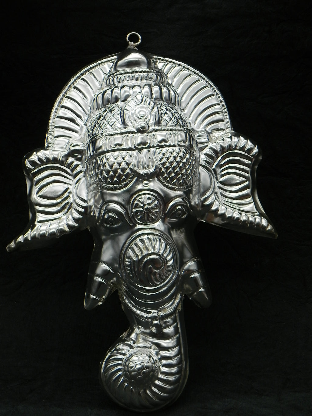 Ganesha Brass Face Height - 10 inch