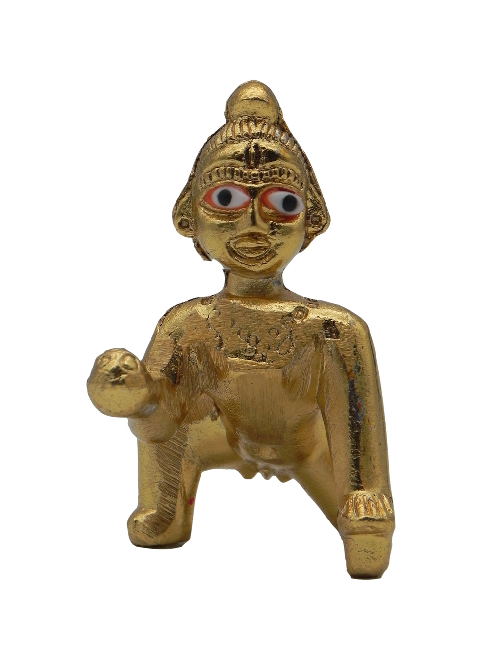 Brass laddu Gopal Idol / Ambergal Krishna
