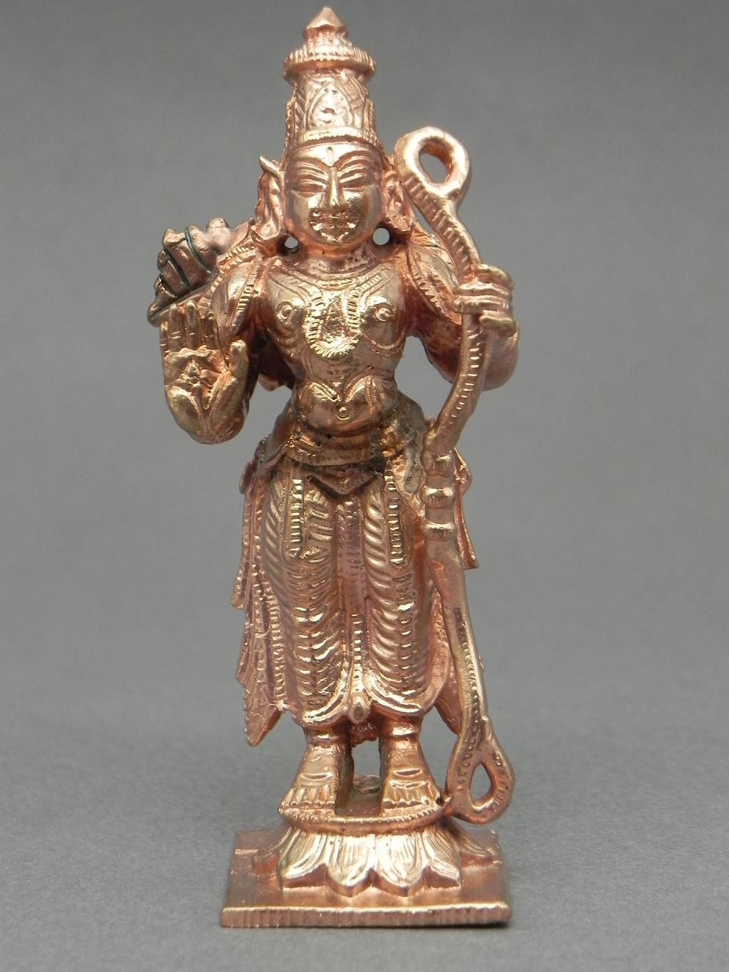 Pure Copper Hand Carved Dasavathara Set