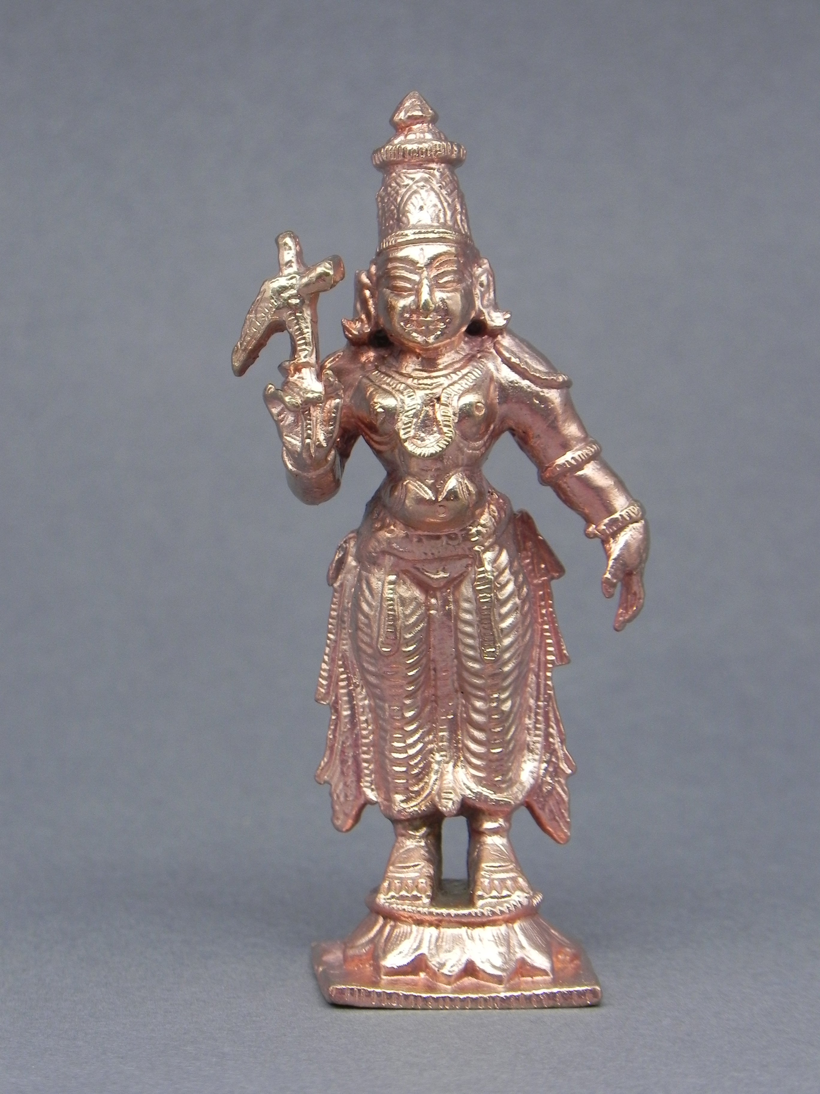 Pure Copper Hand Carved Dasavathara Set