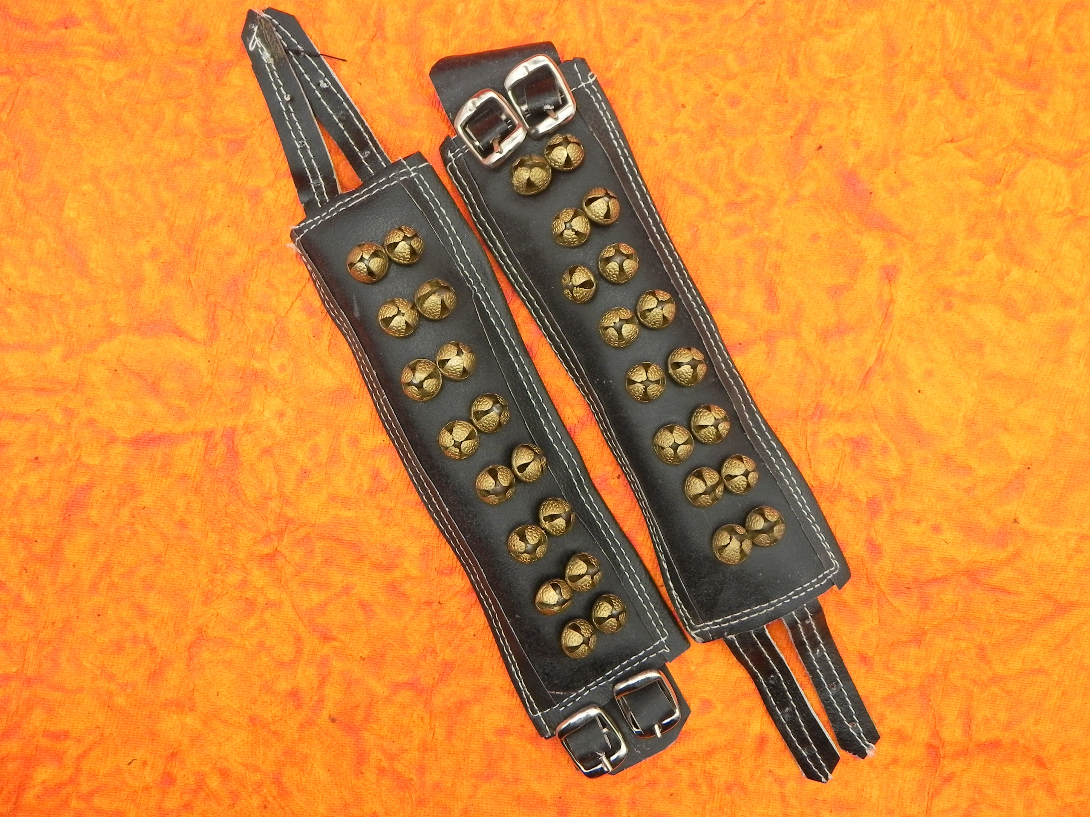 Leather Bharatanatyam Dance Anklets Bells Salangi Payal