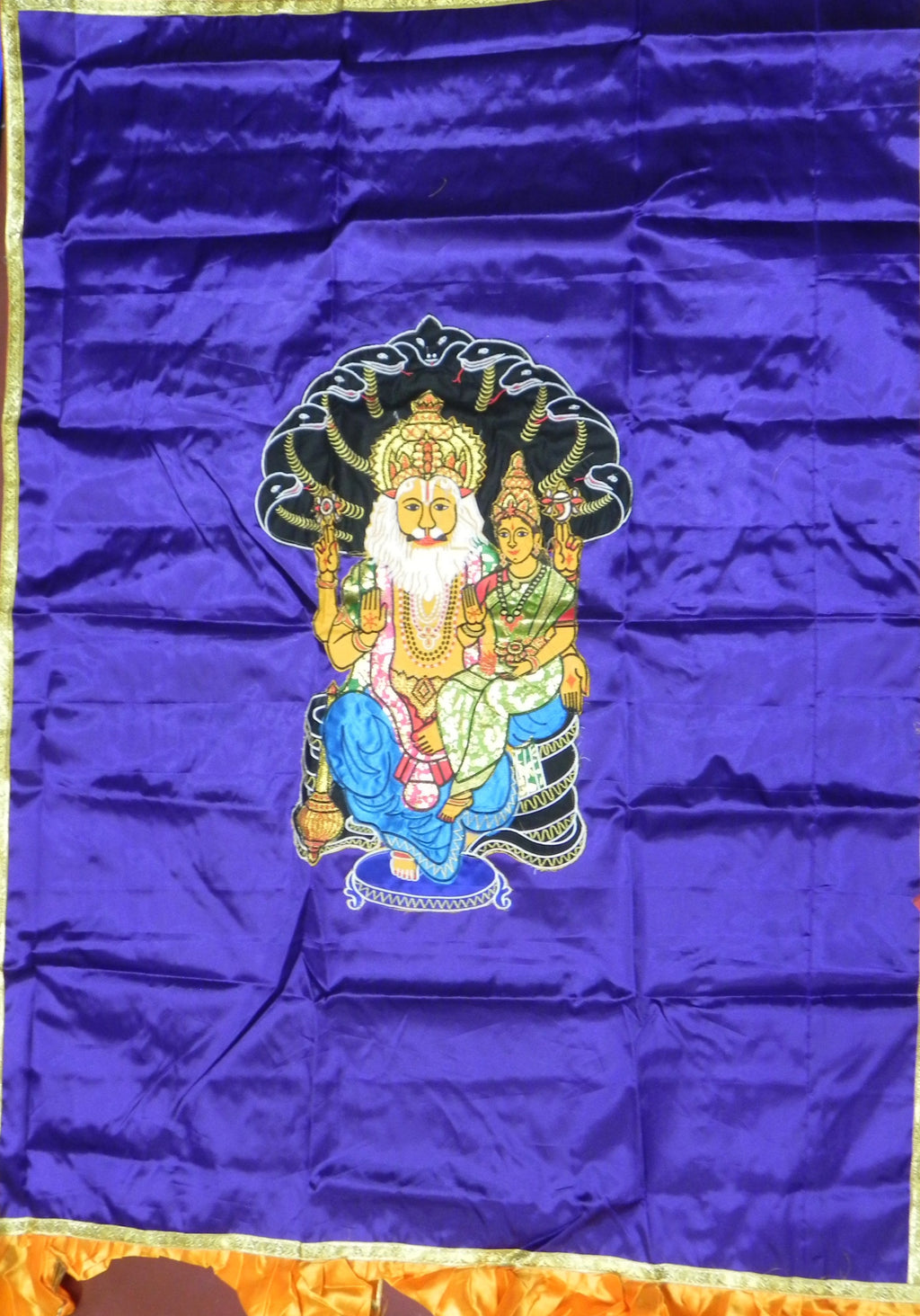 Lord Lakshmi Narasimha Backdrop Screen