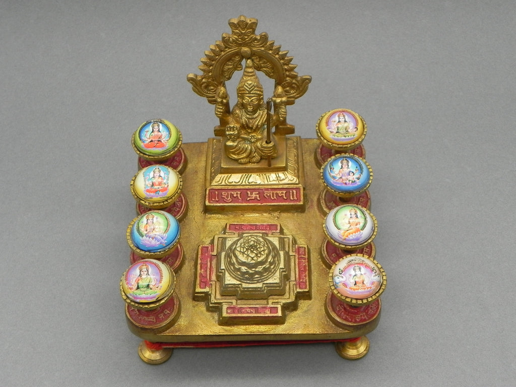 Brass Ashta Lakshmi Peetha