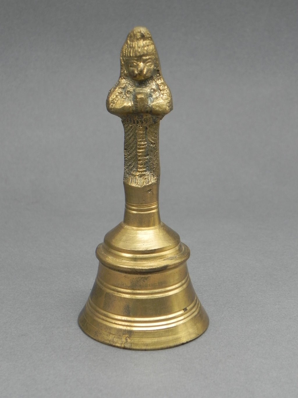 Brass Pooja Bell with Hanuman