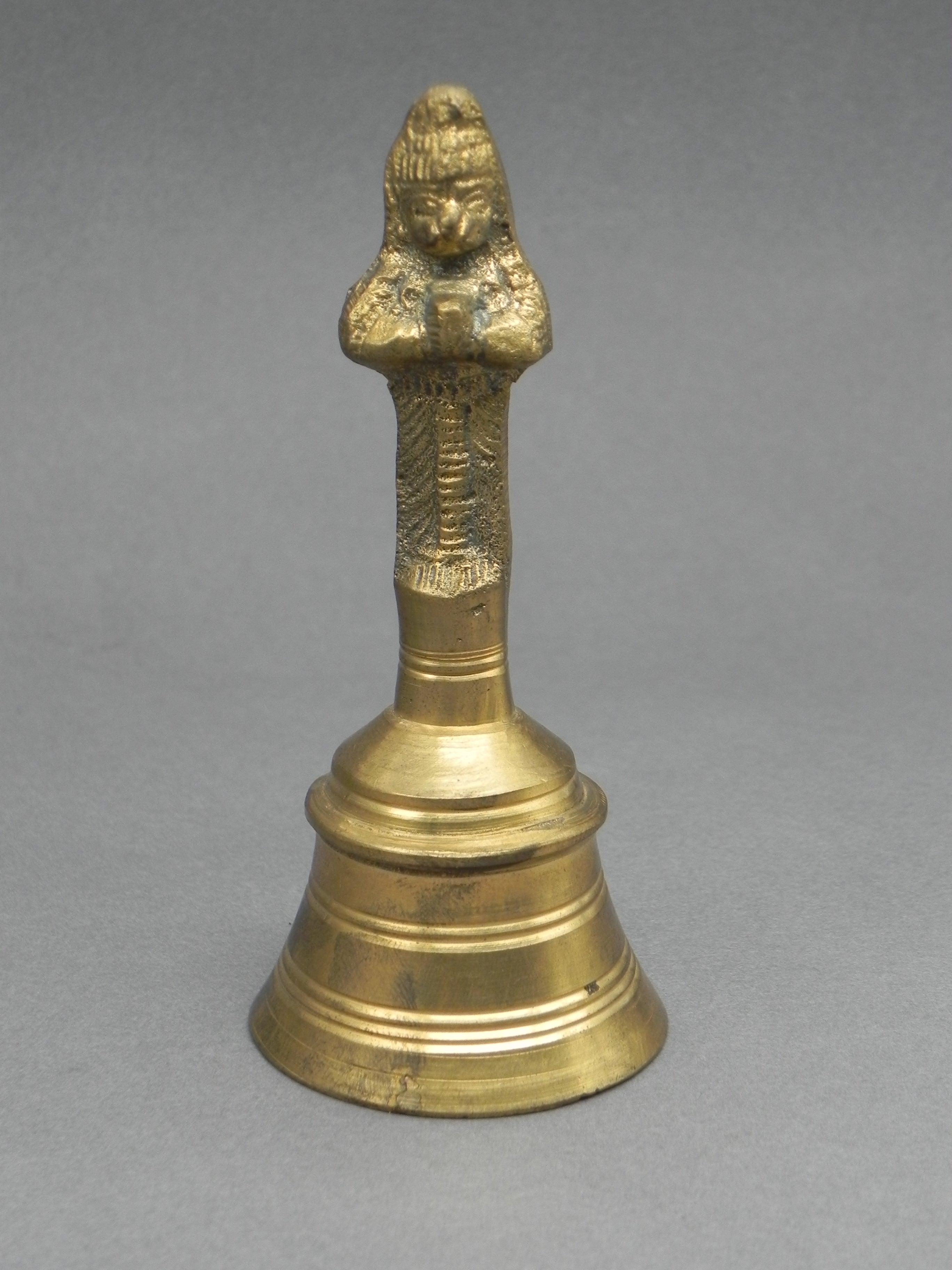 Brass Pooja Bell with Hanuman