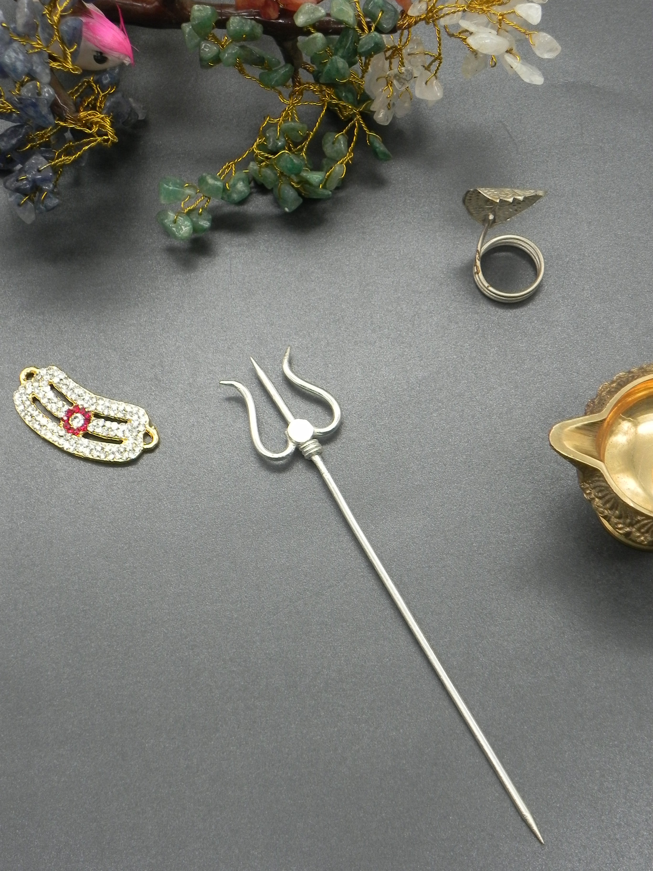 Trishul [ White plated ]