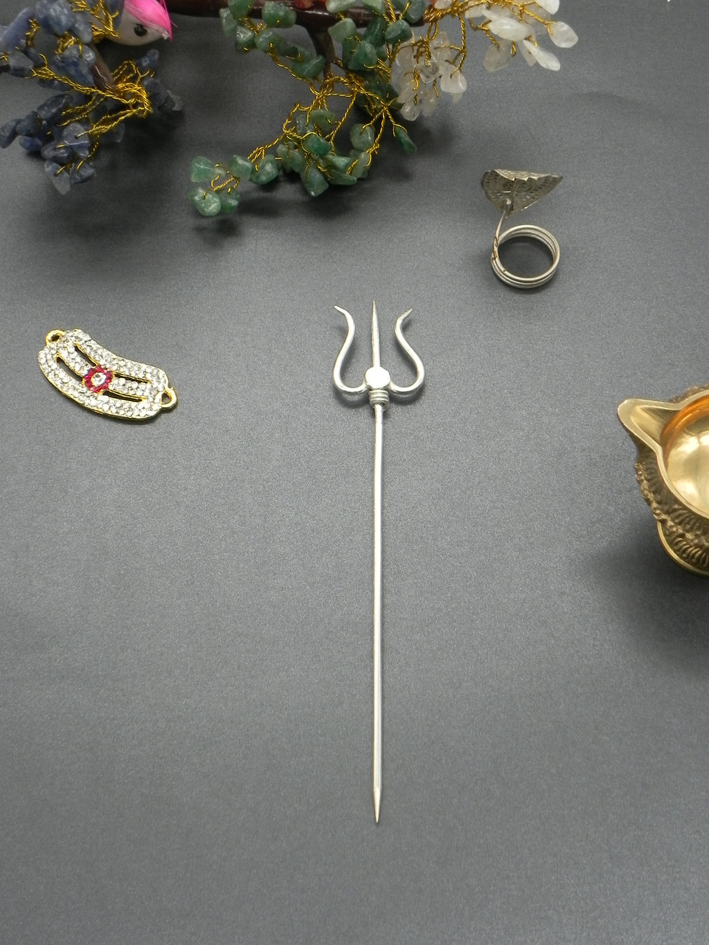 Trishul [ White plated ]