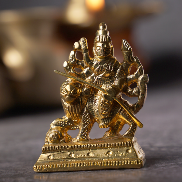 Panchaloha Idol Durga Mata