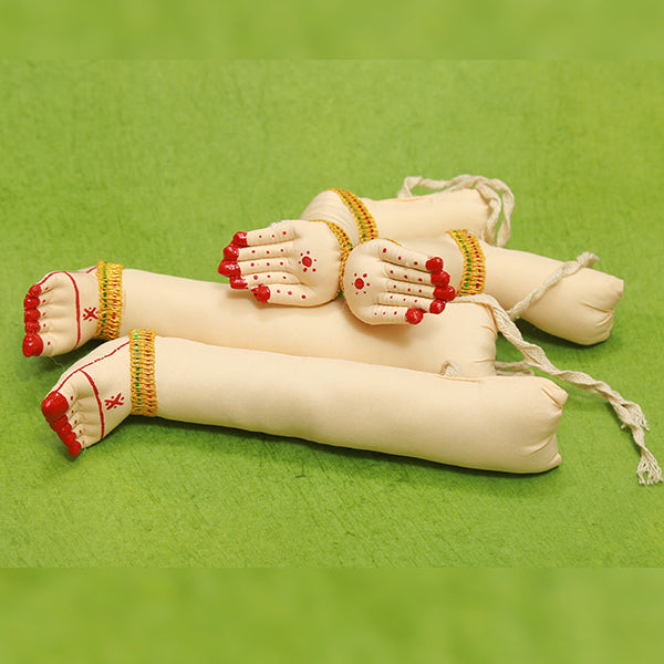 Hands and Legs Yellow and White