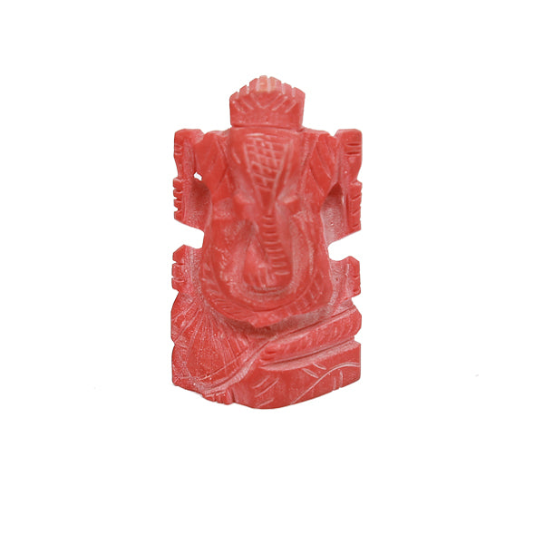 Coral Ganesh Idol 41 Gm