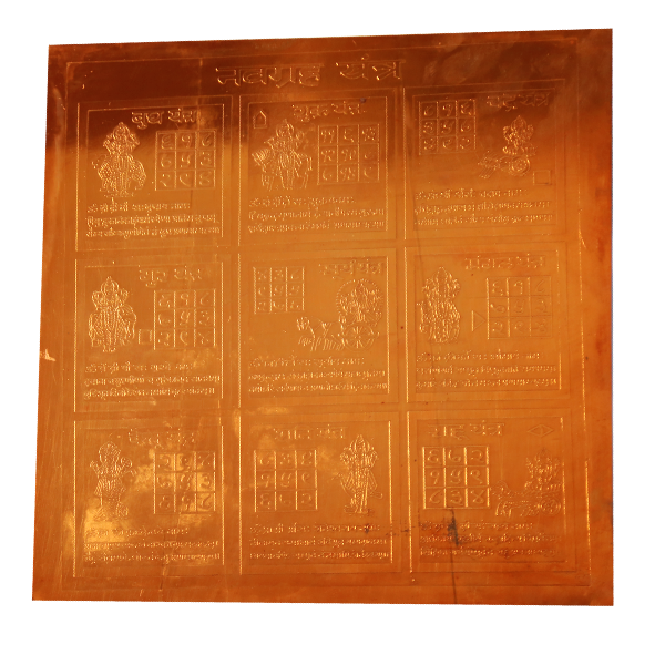 Navagraha Copper Yantra