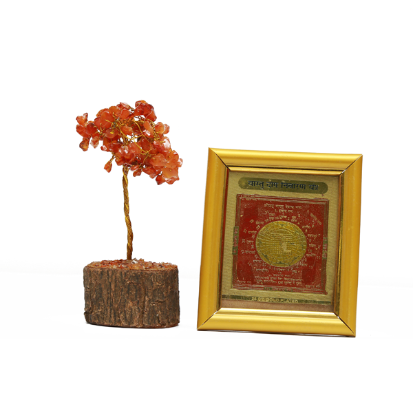 Vastu Dosh Niwaran Set Brass Vastu Yantra With Frame