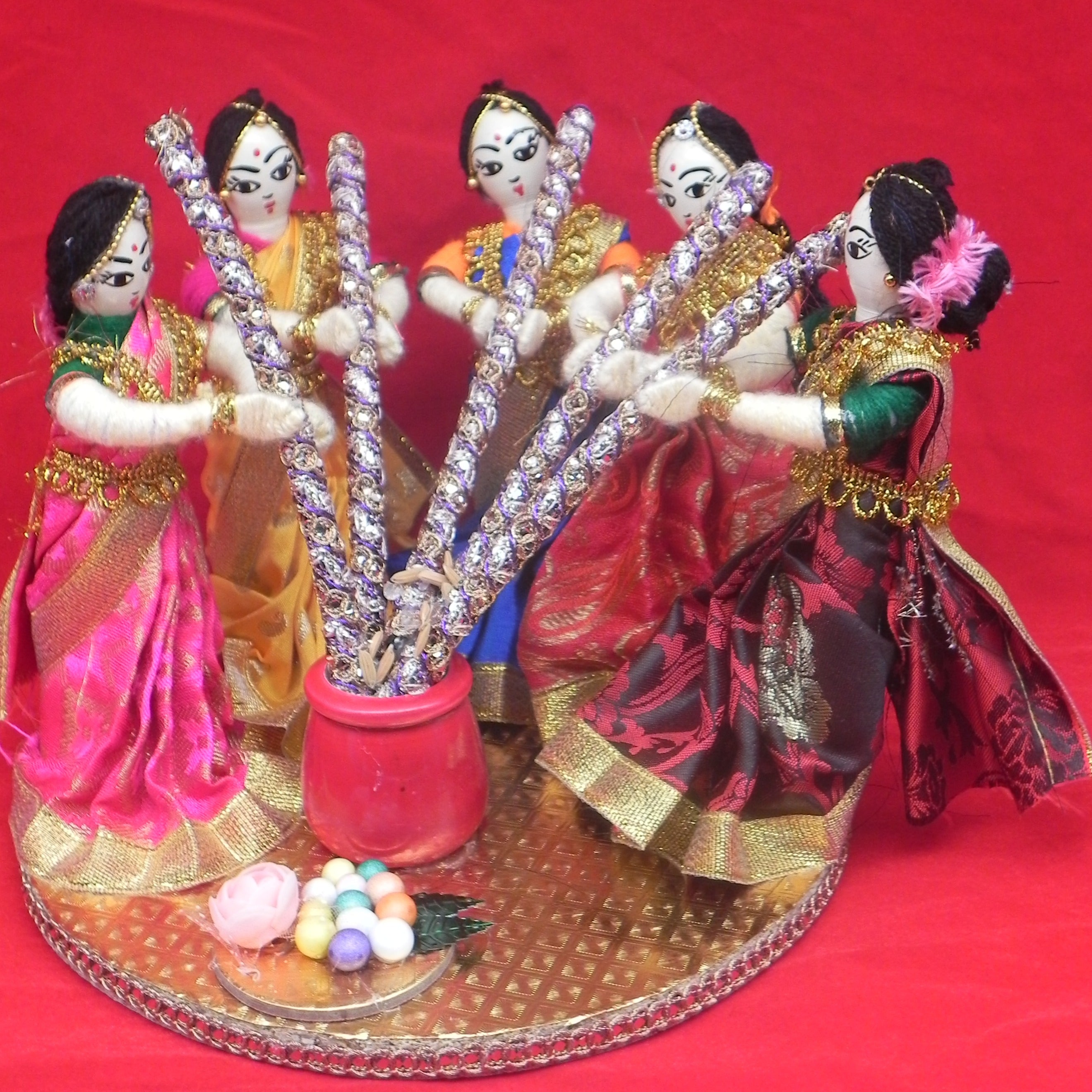 Marriage Wire Dolls(Set of 5 People)