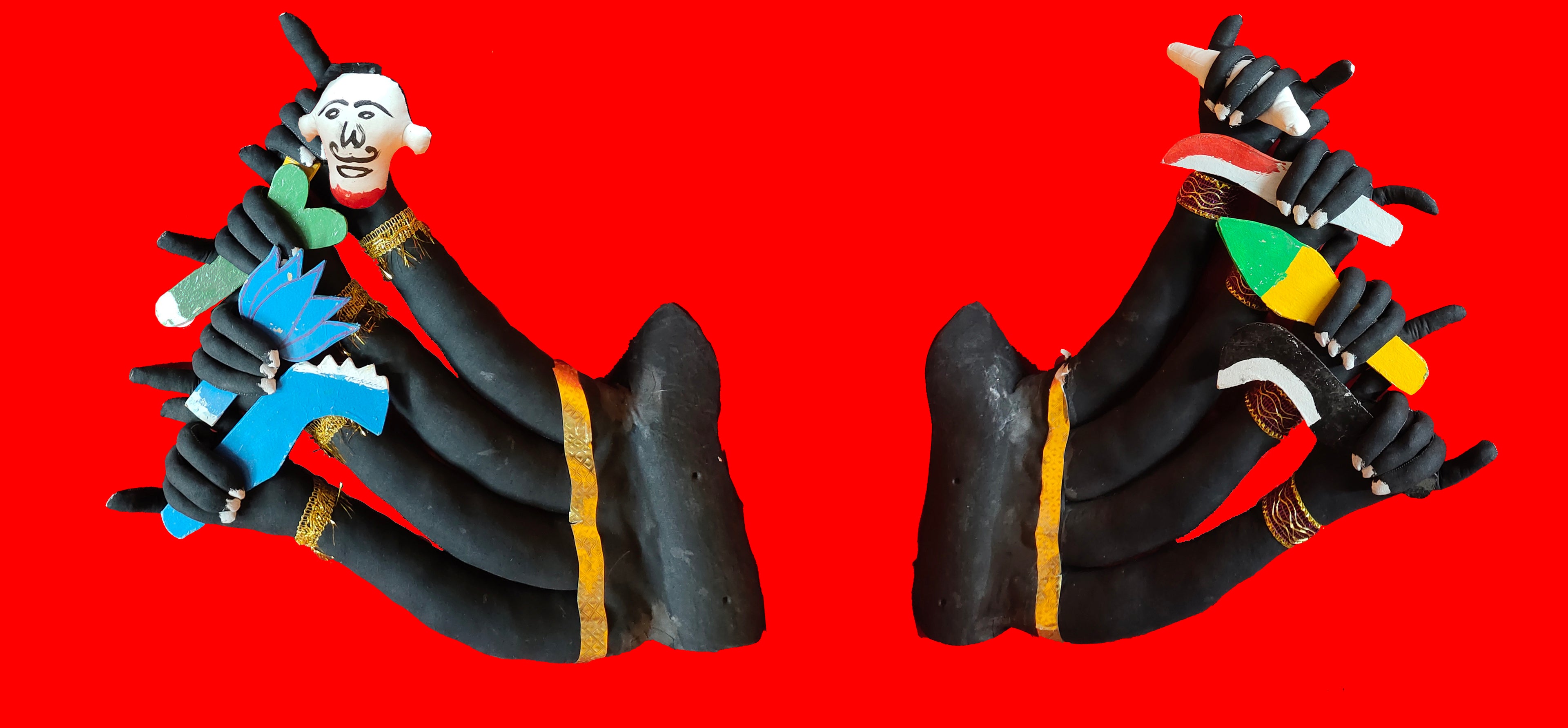 Ashtayudha - 8 Weapons Cotton Set 20 Inches