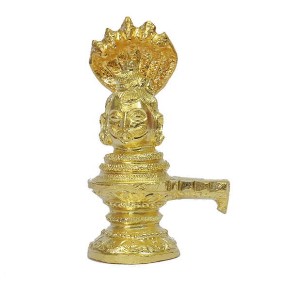 Brass Shiva with Shivling & Shes Naag Idol